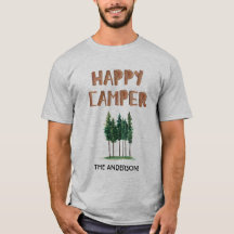 Happy Camper Pine Trees Personalised