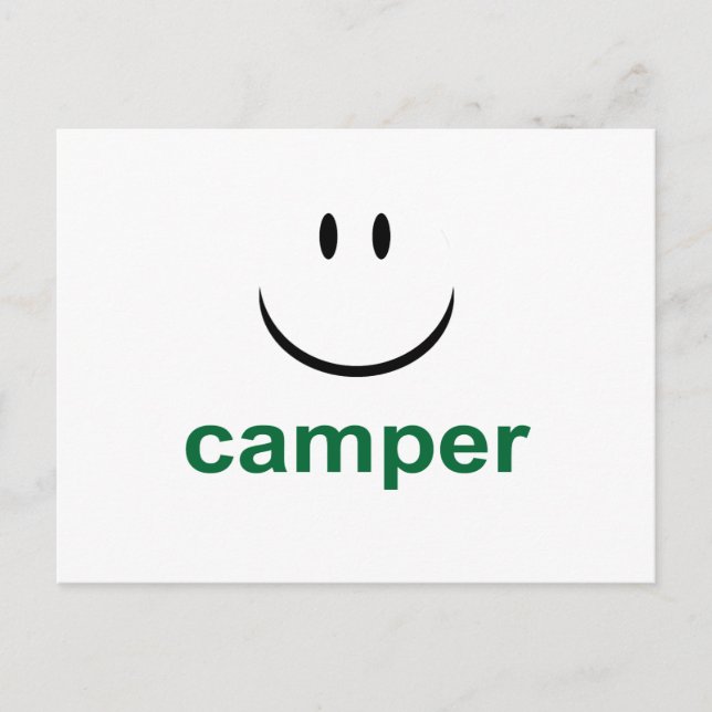 Happy Camper Postcard (Front)