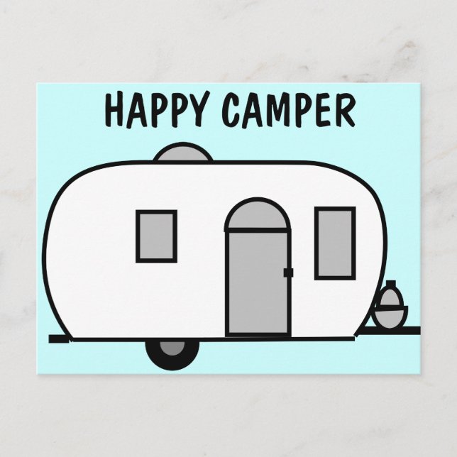 Happy Camper Postcard (Front)