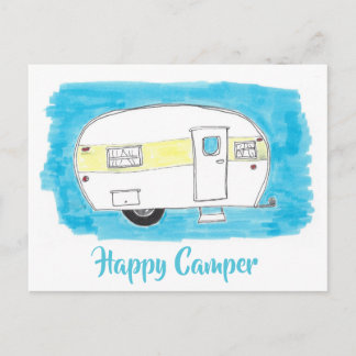 Happy Camper Postcard