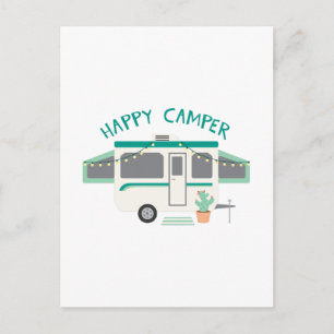Happy Camper Postcard