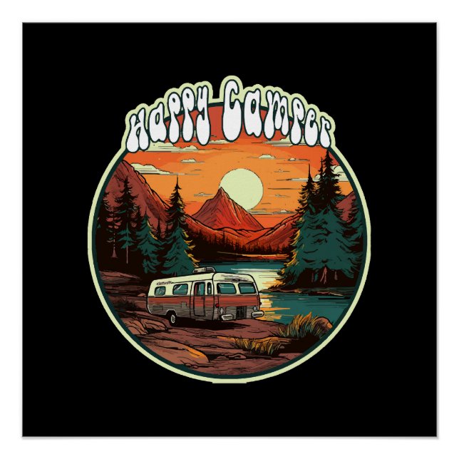 Happy Camper Poster (Front)