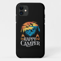 Happy Camper Retro Vintage Matching Camping Crew 