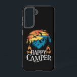 Happy Camper Retro Vintage Matching Camping Crew  Samsung Galaxy Case<br><div class="desc">Happy Camper Retro Vintage Matching Camping Crew</div>