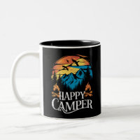 Happy Camper Retro Vintage Matching Camping Crew
