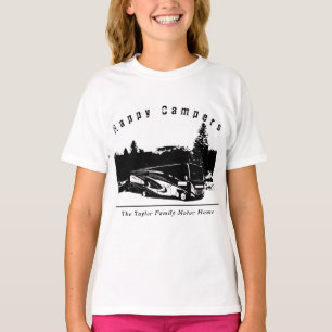 Happy Camper RV Trip Girl's T-Shirt