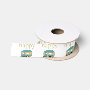 Happy Camper Satin Ribbon
