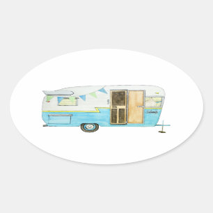Happy Camper Stickers