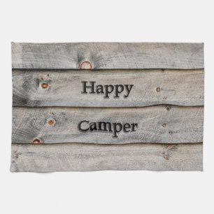 Happy Camper Tea Towel