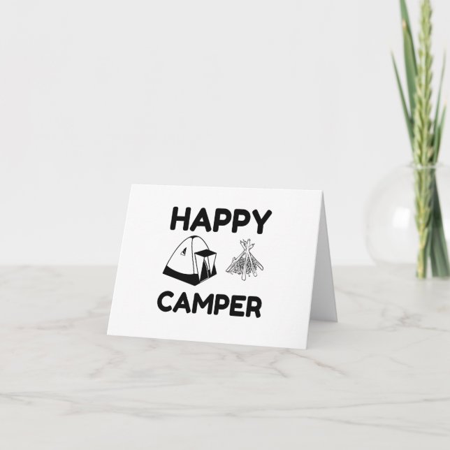 HAPPY CAMPER THANK YOU CARD (Front)