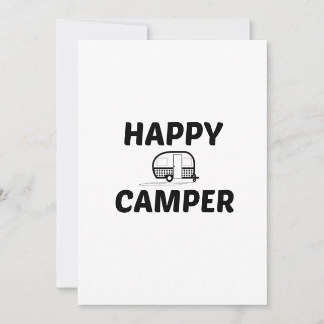 HAPPY CAMPER THANK YOU CARD (Front)