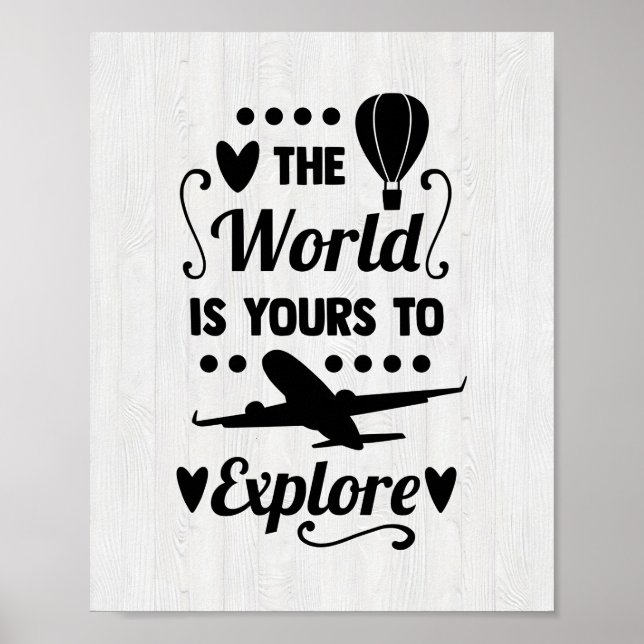 Happy Camper The World Is Yours To Explore Poster (Front)