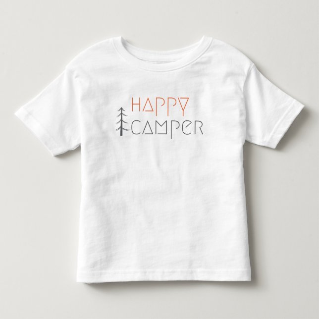happy camper. Toddler T-Shirt (Front)