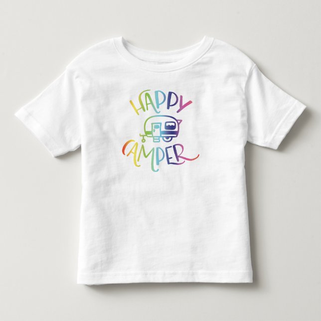 Happy Camper Top for Kids (Front)