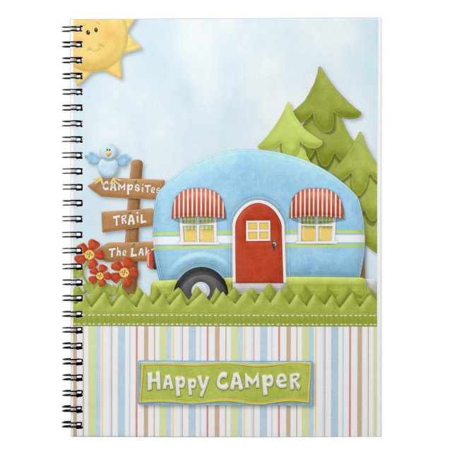 Happy Camper Travel Notebook (Front)