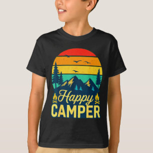Happy camper vintage outdoor adventure T-Shirt