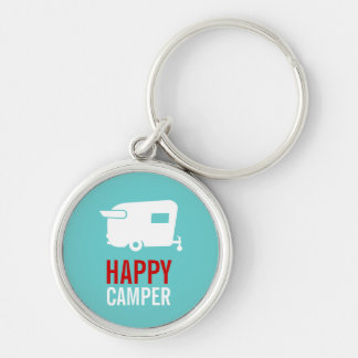 Happy Camper - Vintage Shasta Camper Keychain