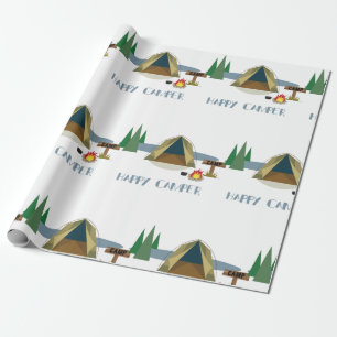 Happy Camper Wrapping Paper