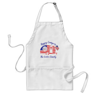 Happy Campers America personalised Standard Apron