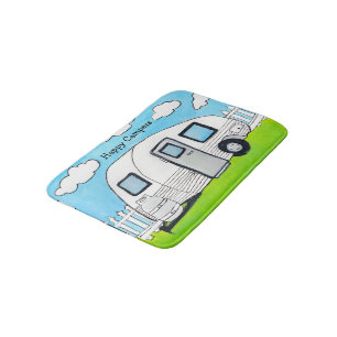 Happy Campers Bath Mat