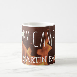 Happy Campers Campfire Coffee RV Retirement Mug