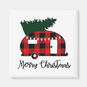 ***HAPPY CAMPER'S*** CHRISTMAS MAGNET