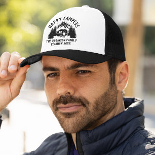 Happy Campers Family Reunion Trucker Hat