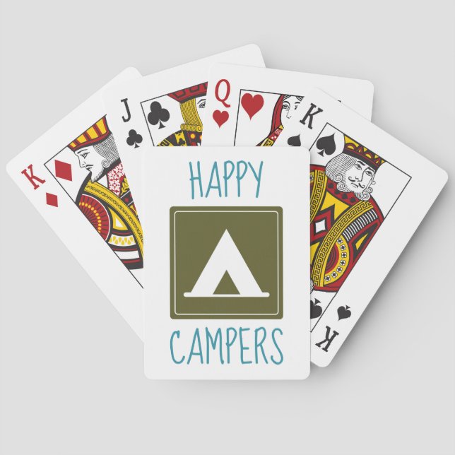 Happy Campers Playing Cards (Back)
