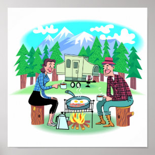 Happy Campers Poster