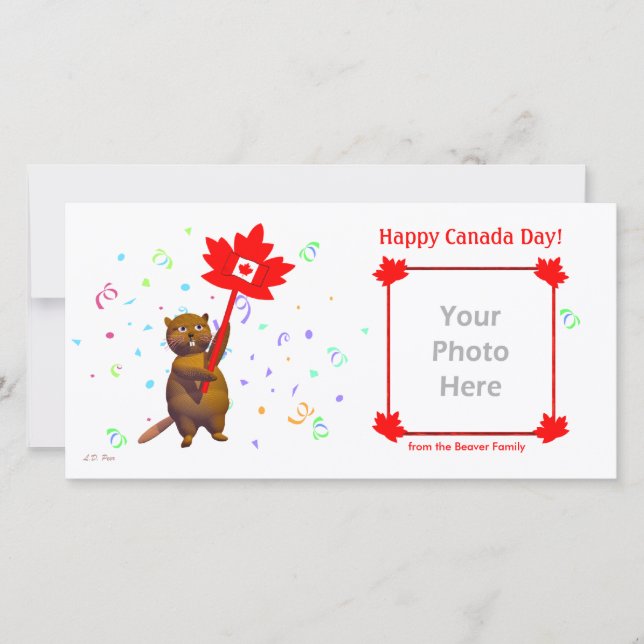 Happy Canada Day Beaver (Front)