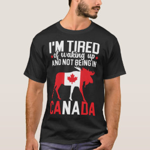 Happy Canada Day Canadian Canada Flag Maple Leaf T-Shirt