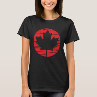 Happy Canada Day Canadian Canada Flag Maple Leaf   T-Shirt