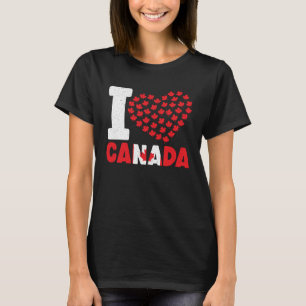 Happy Canada Day Canadian Canada Flag Maple Leaf   T-Shirt