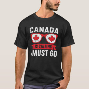 Happy Canada Day Canadian Canada Flag Maple Leaf   T-Shirt