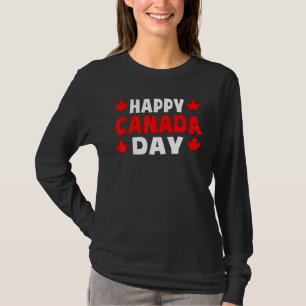 Happy Canada Day Cute Maple Leaf Canada Day Men Wo T-Shirt