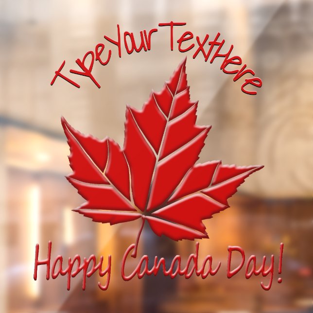 Happy Canada Day Decals Canada Day Window Cling (Sheet 2)