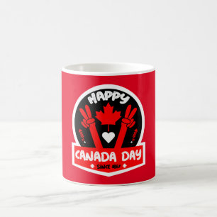 Happy Canada Day July 1st     Coffee Mug