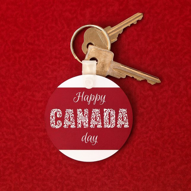 Happy Canada Day Key Ring (Creator Uploaded)