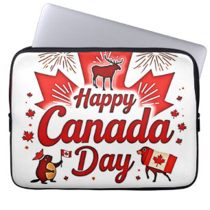 Happy Canada Day! Laptop Sleeve