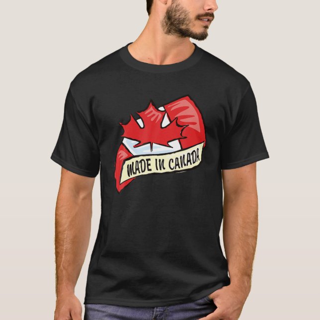 Happy Canada Day Mable Leaf Canadian Funny Country T-Shirt (Front)