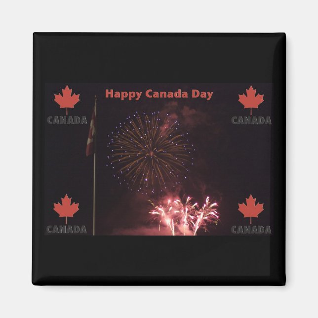 Happy Canada Day magnet (Front)