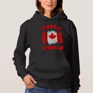 Happy Canada Day Maple Leaf Canada Day Kids Todd Hoodie