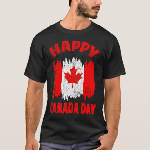 Happy Canada Day Maple Leaf Canada Day Kids Todd T-Shirt