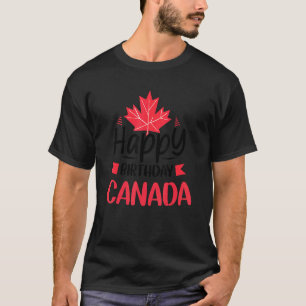 Happy Canada Day Maple Leaf Canada Day Kids Toddl T-Shirt
