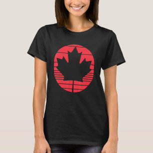 Happy Canada Day Maple Leaf Canadian Flag Women Me T-Shirt