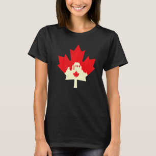 Happy Canada Day Maple Leaf Canadian Flag Women Me T-Shirt