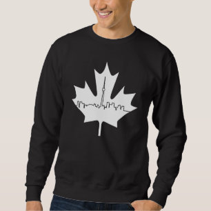 Happy Canada Day Maple Leaf Flag Vintage Patriotic Sweatshirt