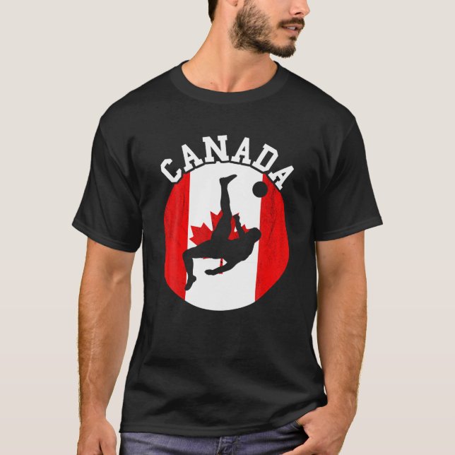 Happy Canada Day Maple Leaf Ottawa Canadians Distr T-Shirt (Front)