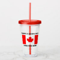 Happy Canada Day party supplies Canadian flag