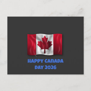 Happy Canada Day Postcard